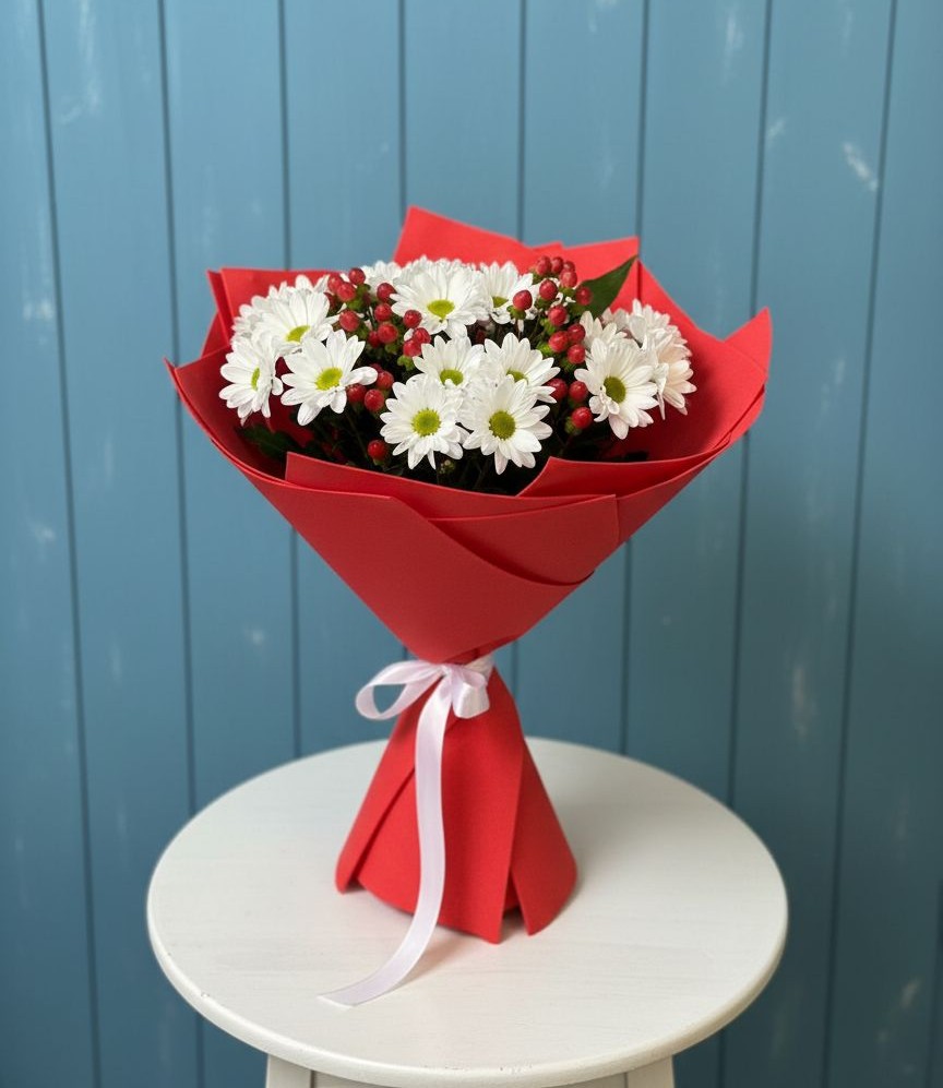 Букет цветов из: Хризантемы в Подосинки