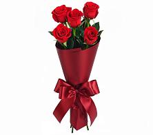 Букет 5 Красных роз Эдлесс Лав в Подосинки