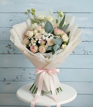 Букет цветов из:  Розы и Лизиантусы #REPLACE_PRED# Подосинки