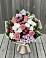 Букет цветов из: Альстромерии, Гвоздики, Розы и Хризантемы в Подосинки