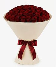 Букет 101 Бордовая роза Блэк Бакарра в Подосинки