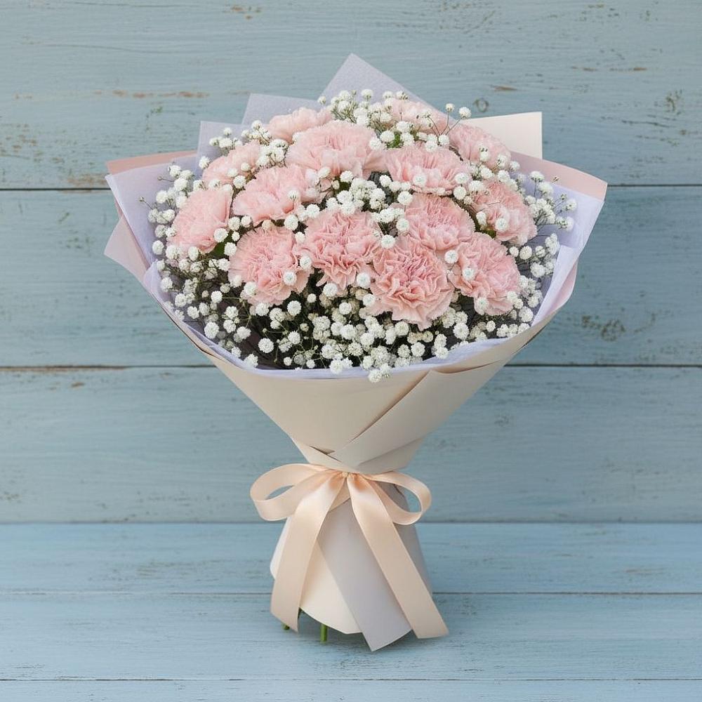 Букет цветов из: Гвоздики в Подосинки