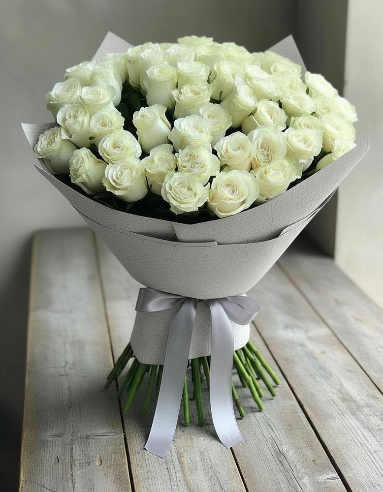 Букет 35 Белых роз в Подосинки
