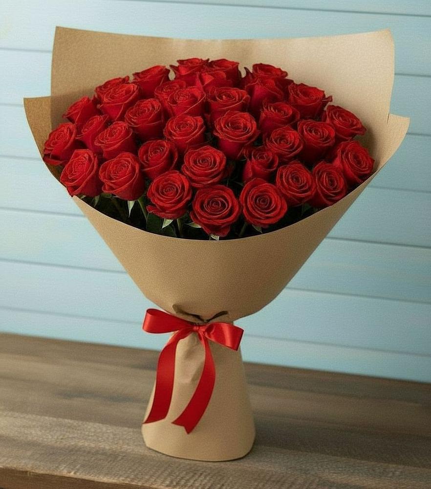 Букет Красные розы Милано в Подосинки