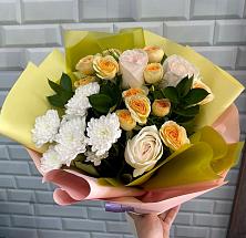 Букет цветов из:  Розы и Хризантемы #REPLACE_PRED# Подосинки