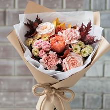 Букет цветов из:  Гвоздики, Хризантемы и Розы #REPLACE_PRED# Подосинки
