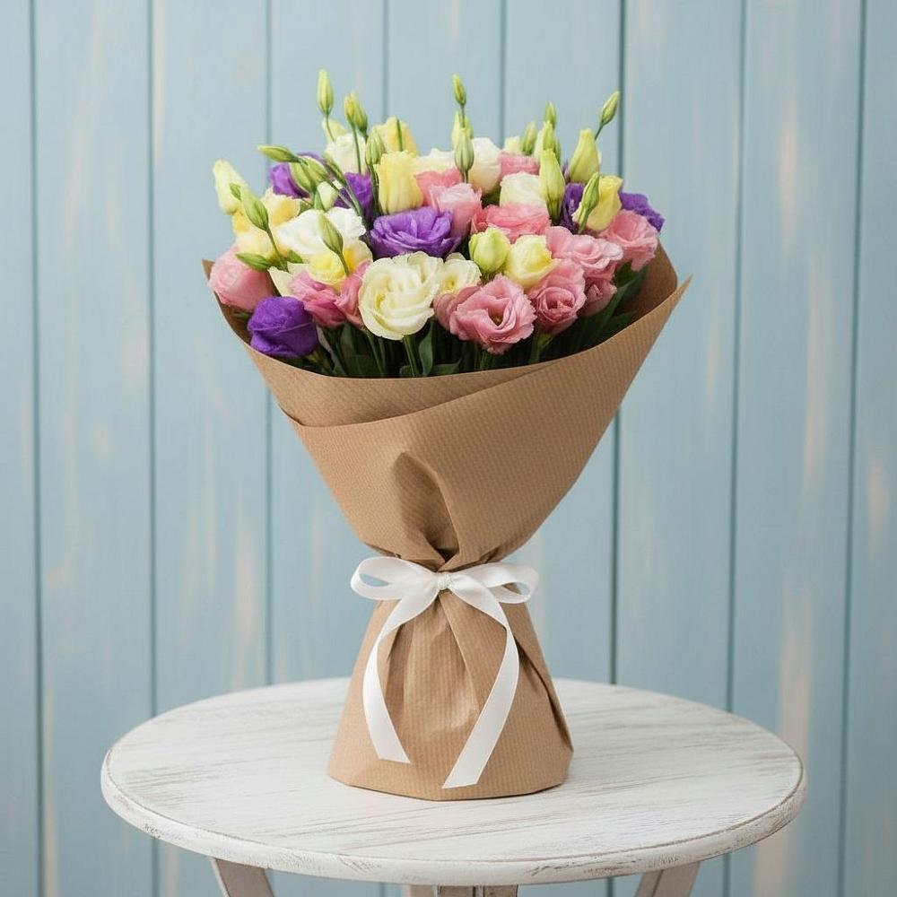 Букет цветов из: Лизиантусы в Подосинки