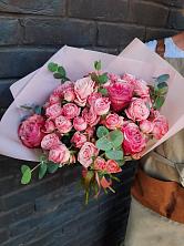 Букет розы в пальмах в Подосинки Букет цветов из: Розы в Подосинки