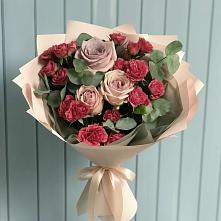 Букет цветов из:  Гвоздики и Розы #REPLACE_PRED# Подосинки