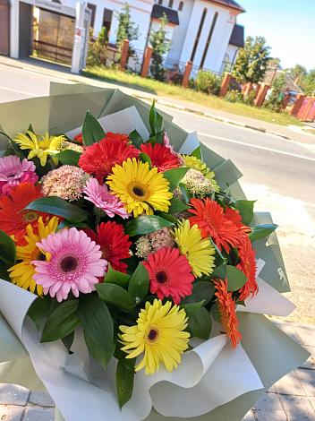 Букет цветов из: Герберы в Подосинки